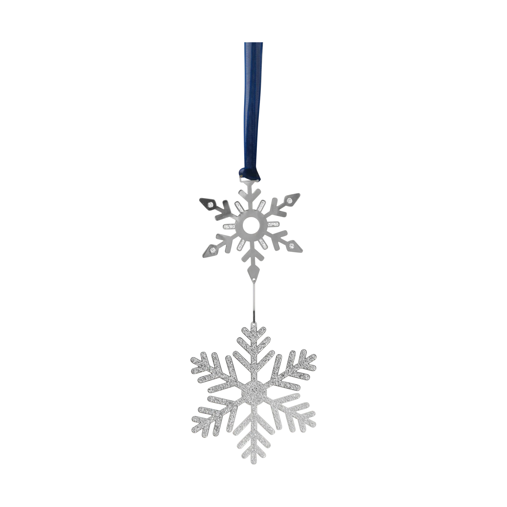 Pluto Design Suspension de Noël Snow Argent