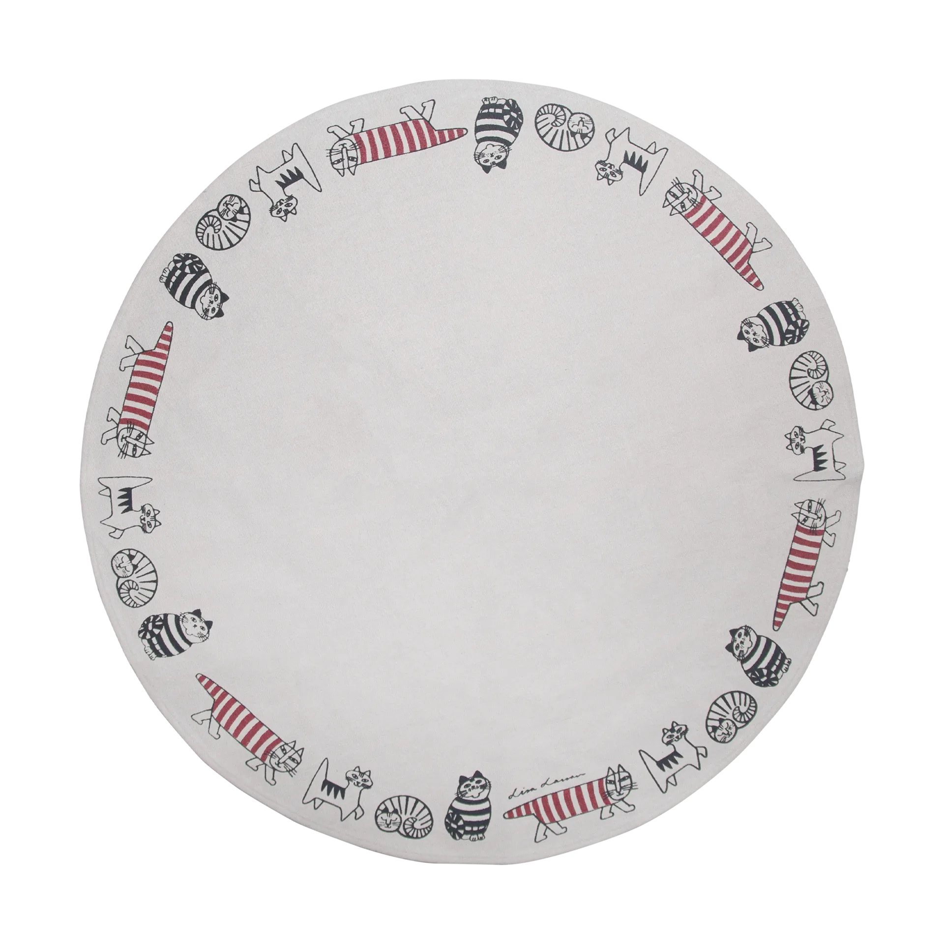 Pluto Design Tapis de sapin Lisa Larson Ø105,6 cm Beige