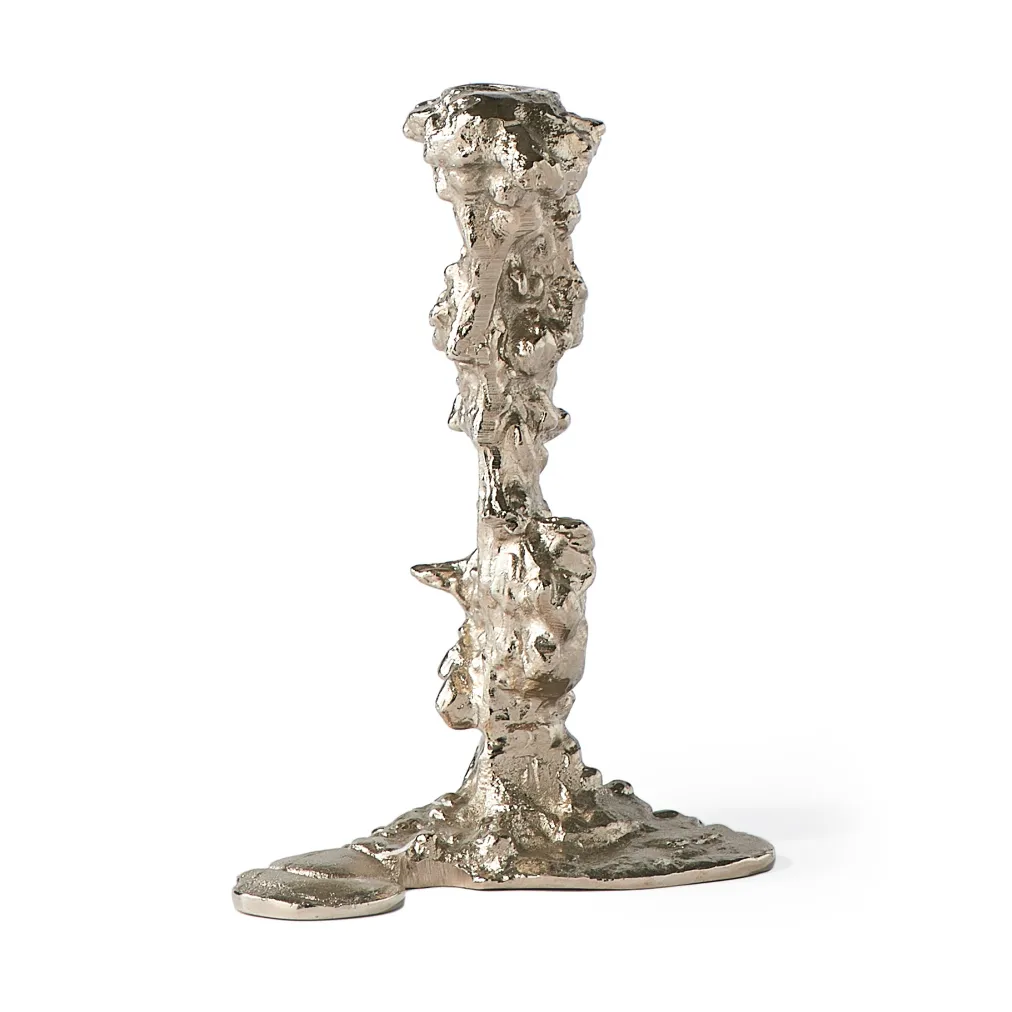POLSPOTTEN Bougeoir Drip L Argent