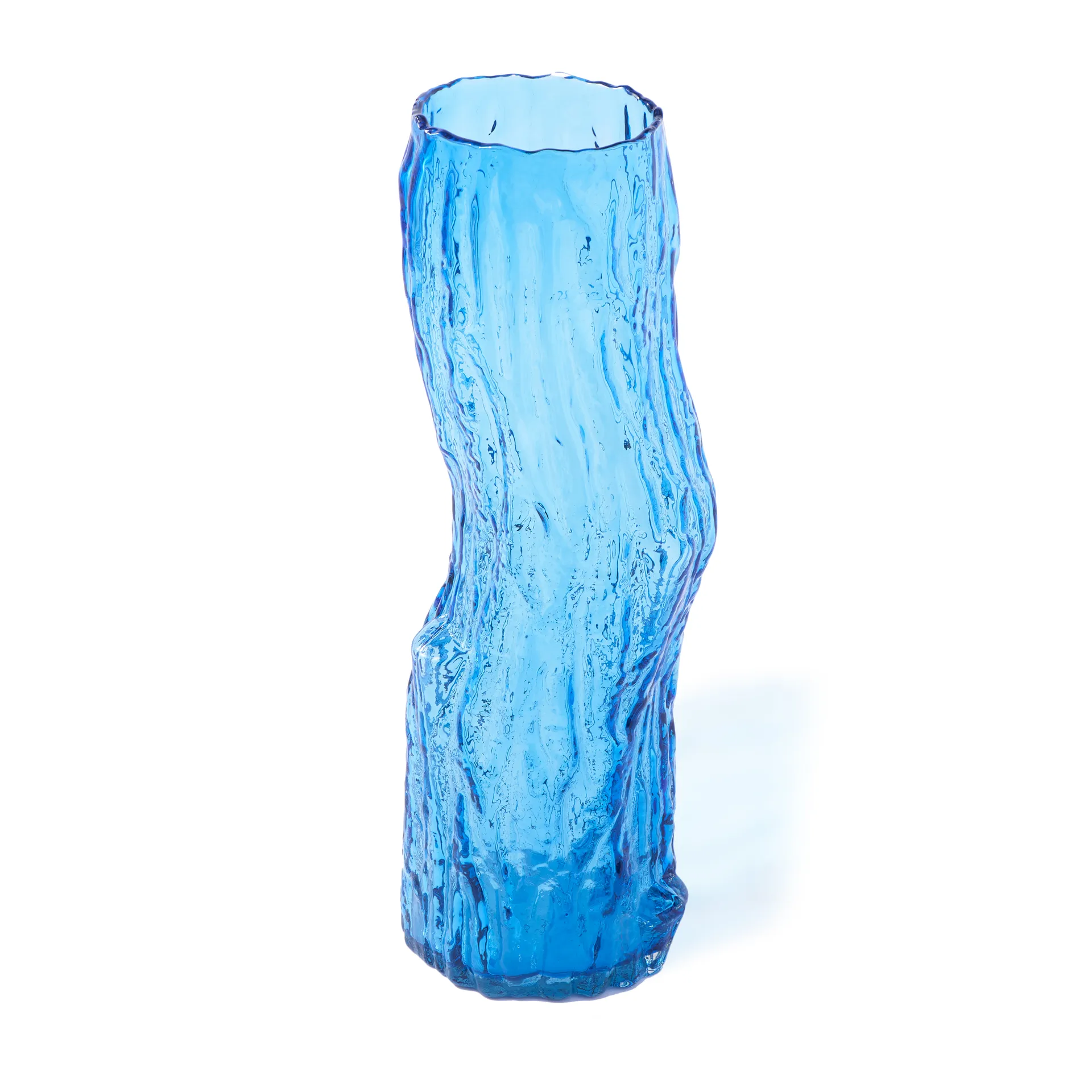 POLSPOTTEN Vase Tree Log L Bleu
