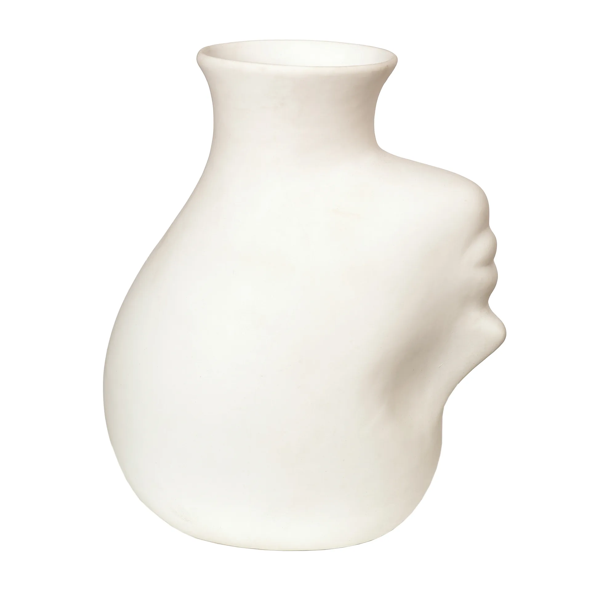 POLSPOTTEN Vase Upside-down Head Blanc