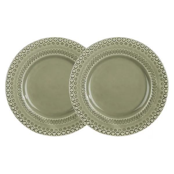 Daisy mattallrik Ø 29 cm 2-pack, Faded army