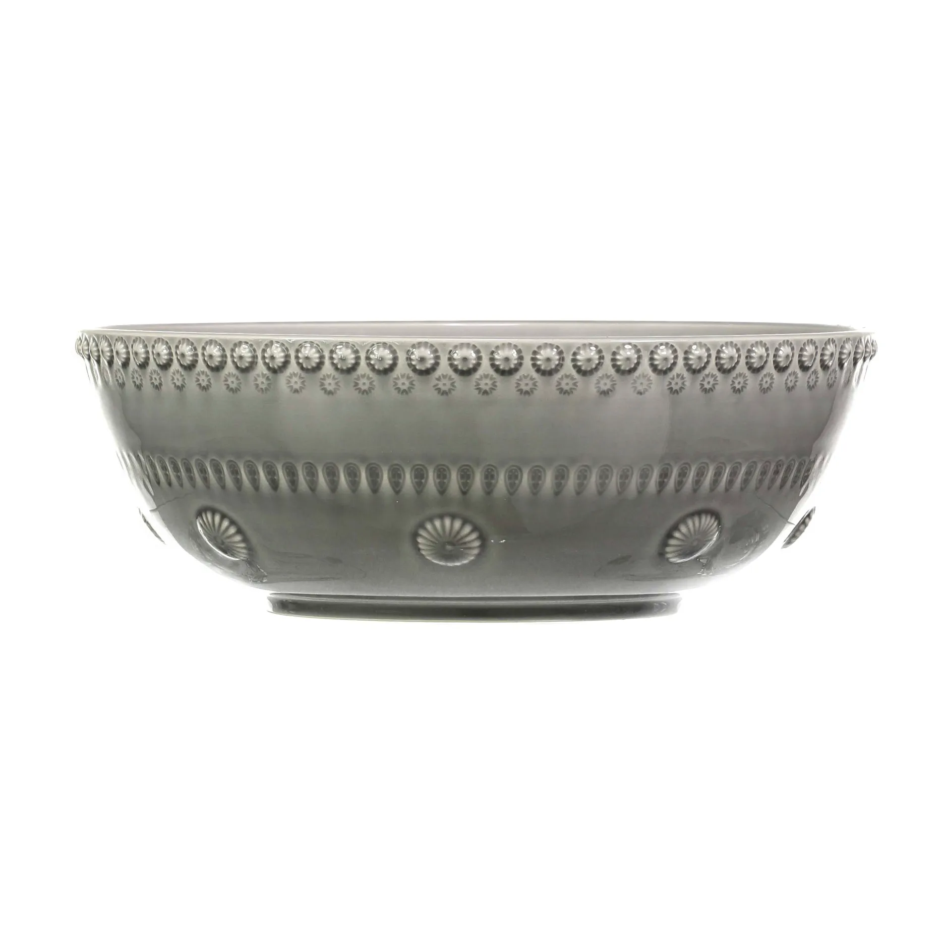 PotteryJo Daisy salatskål Ø 23 cm Soft grey