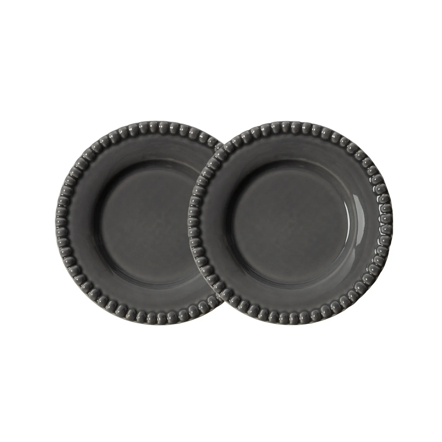 PotteryJo Daria asiet Ø18 cm 2-pak Clean grey