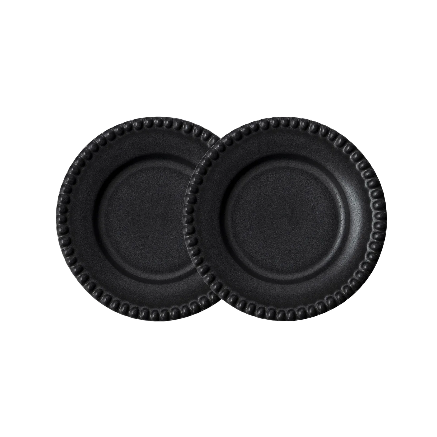 PotteryJo Daria assiett &Oslash;18 cm 2-pack Ink black