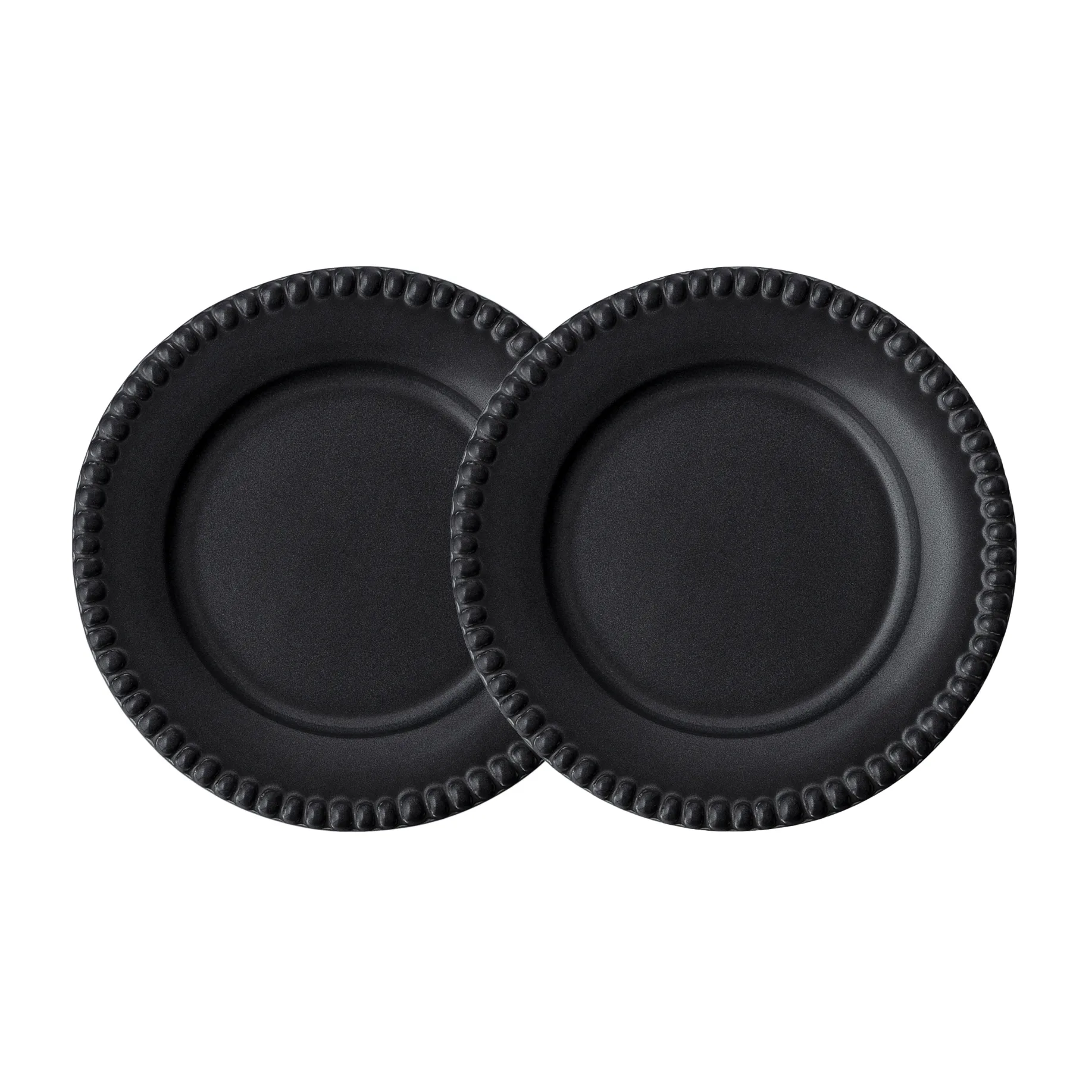 PotteryJo Daria dessertbord Ø22 cm 2-pack Ink black