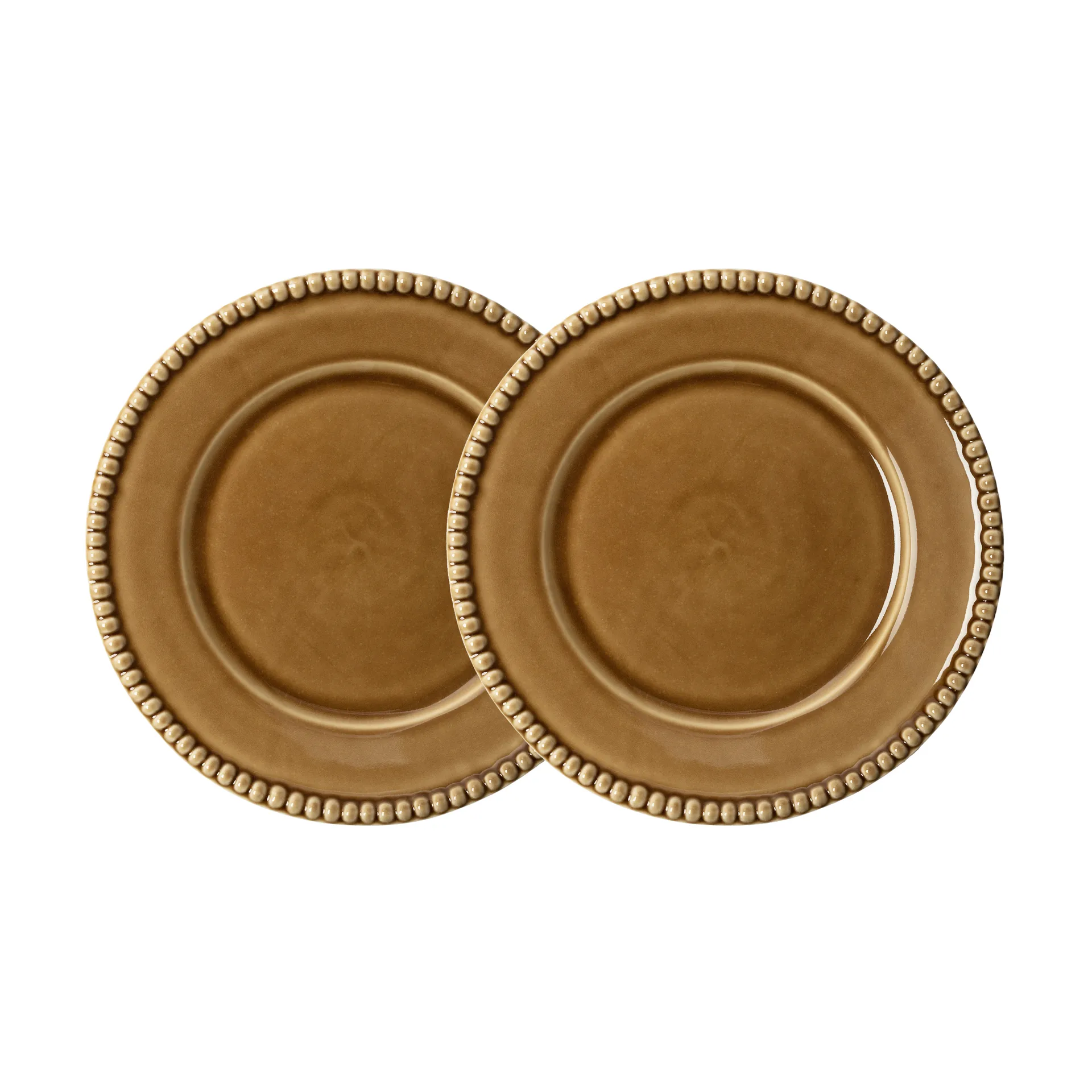 PotteryJo Daria dinerbord Ø28 cm 2-pack Umbra