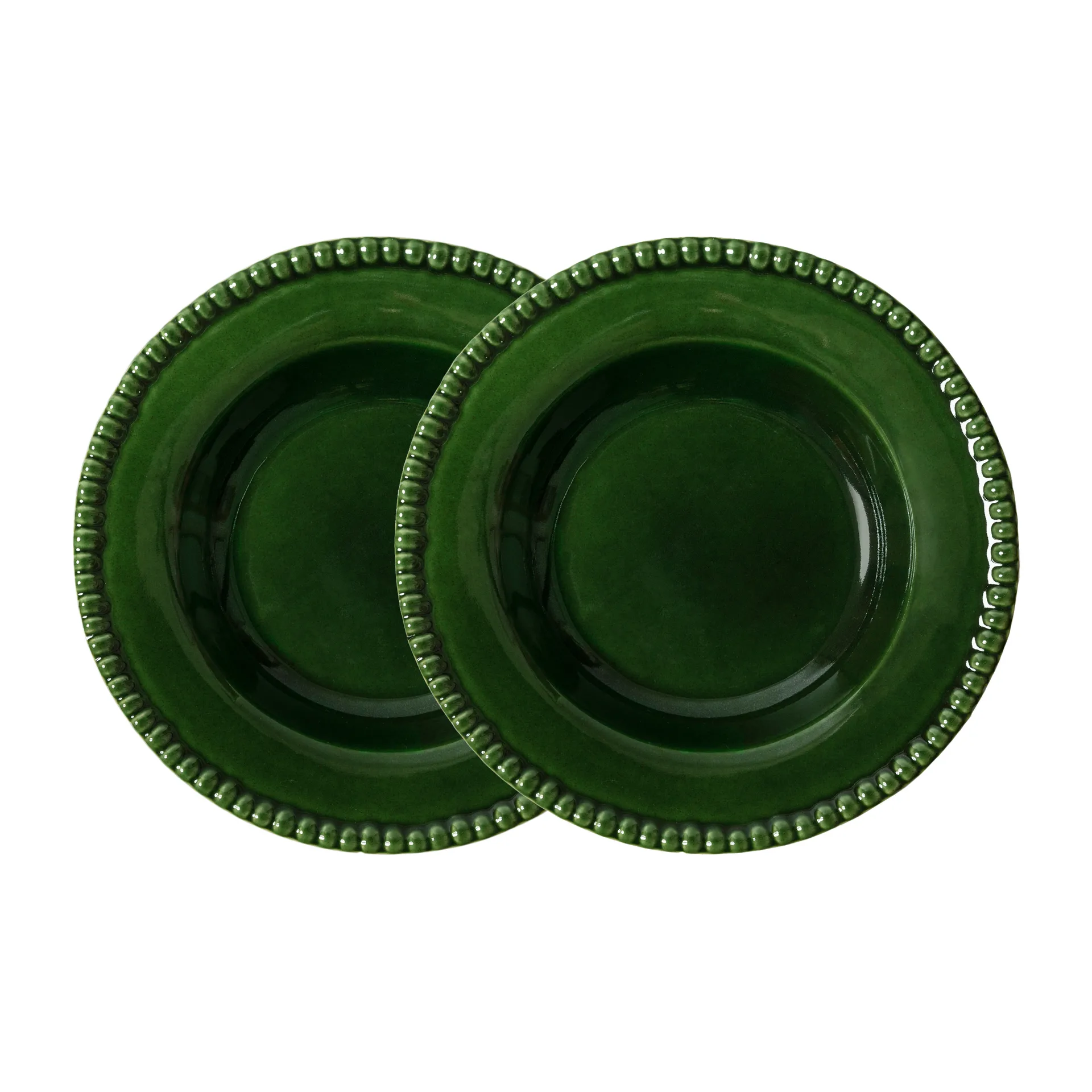 PotteryJo Daria djup tallrik &Oslash;26 cm 2-pack Moss