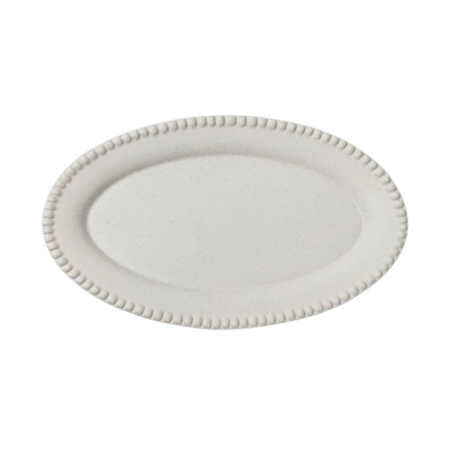 PotteryJo Daria serveringsfad 35 cm stentøj Cotton white