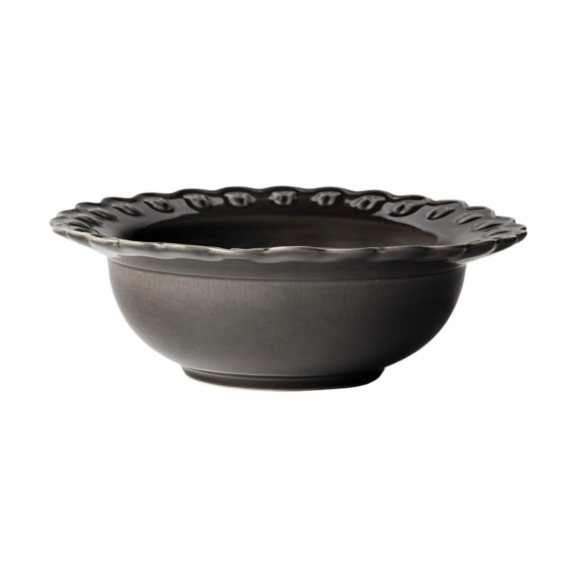 PotteryJo Tulipa dyb tallerken small Ø17 cm 2-pak Almost black