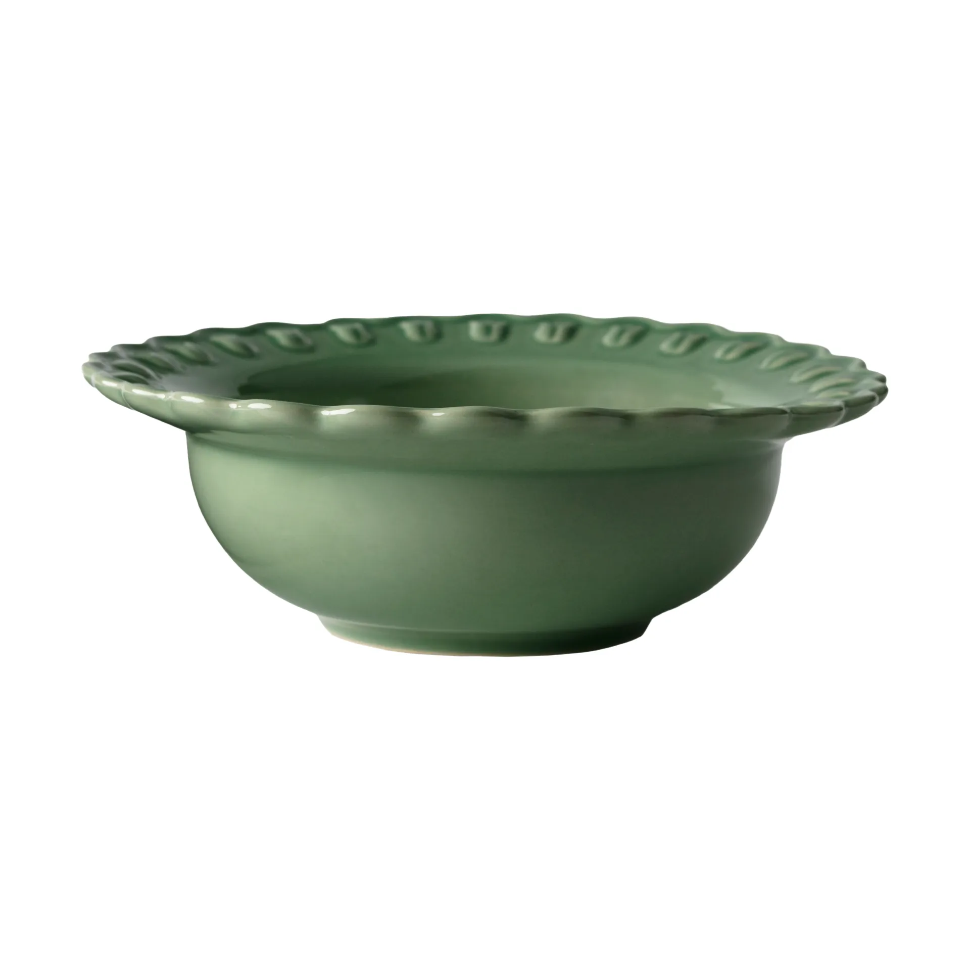 PotteryJo Tulipa dyb tallerken small Ø17 cm 2-pak Verona green