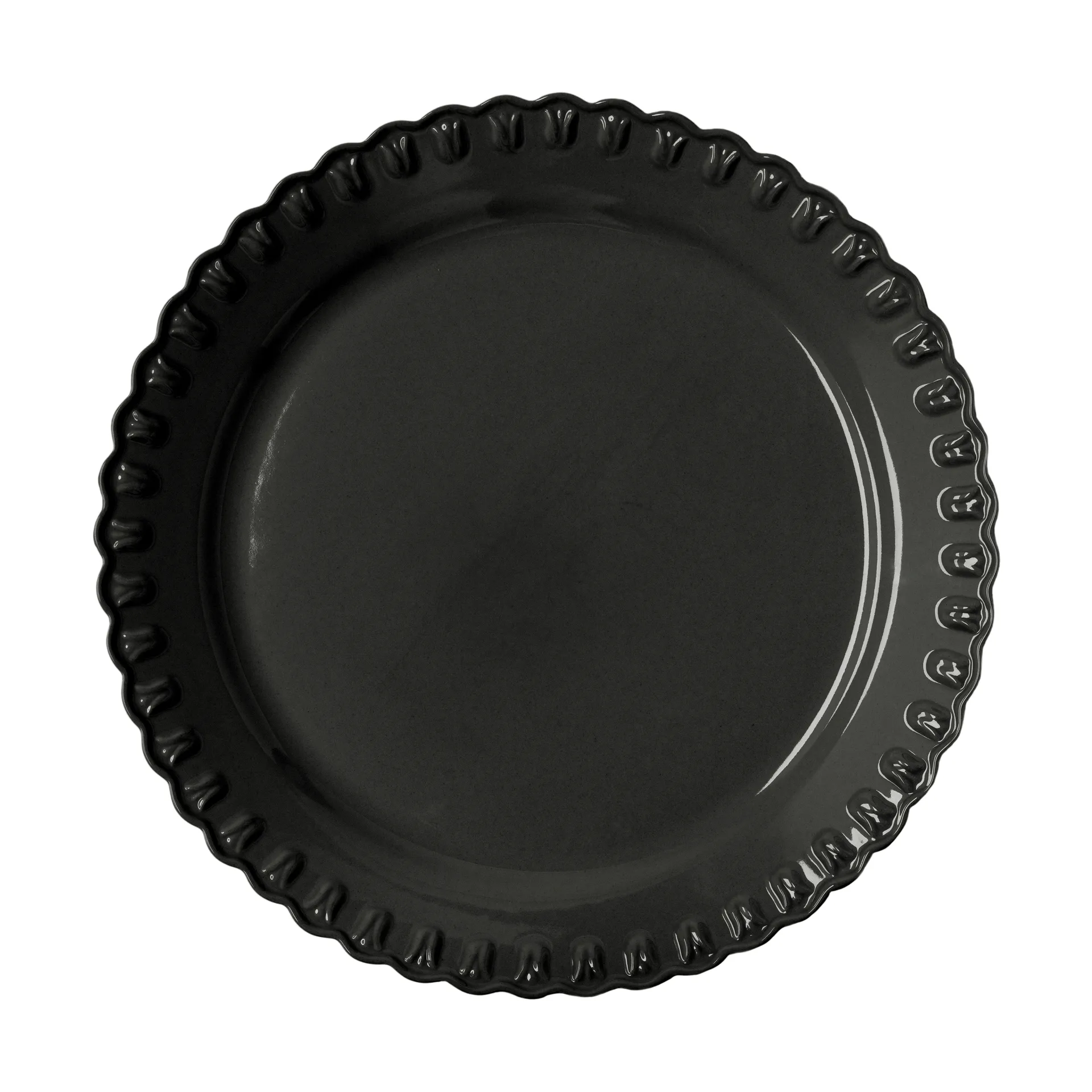 PotteryJo Tulipa serveringsfad Ø37 cm Almost black