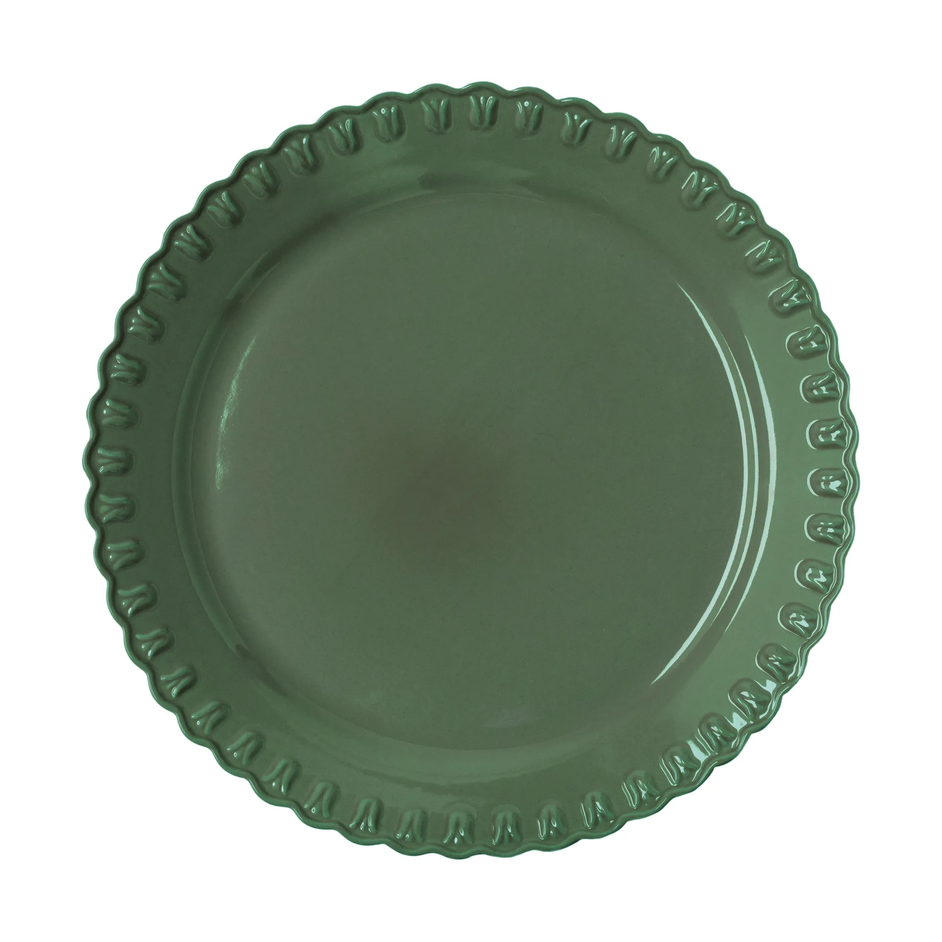 PotteryJo Tulipa serveringsfad Ø37 cm Verona green