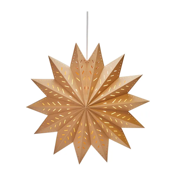 Alfa adventsstjärna brun, Brun, 50 cm