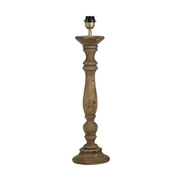 Lodge lampfot aged brown, 38 cm