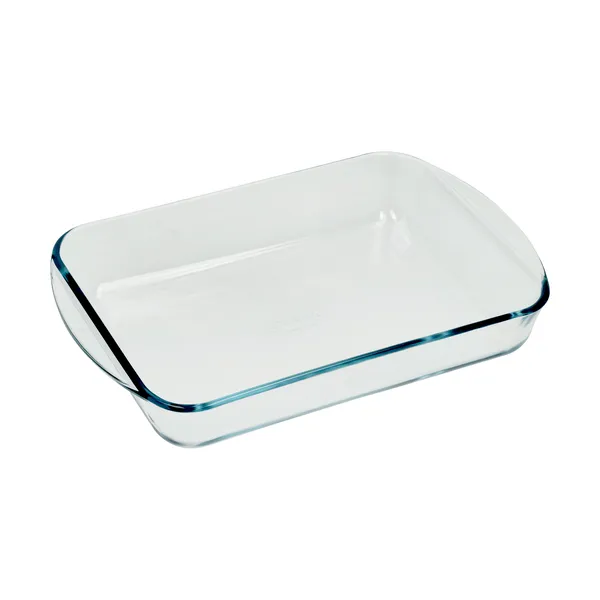 Essentials rektangulärt fat glas, 35x23 cm