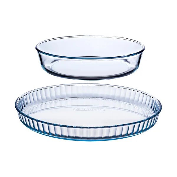 Iconic pajformset borosilikatglas, 2 delar