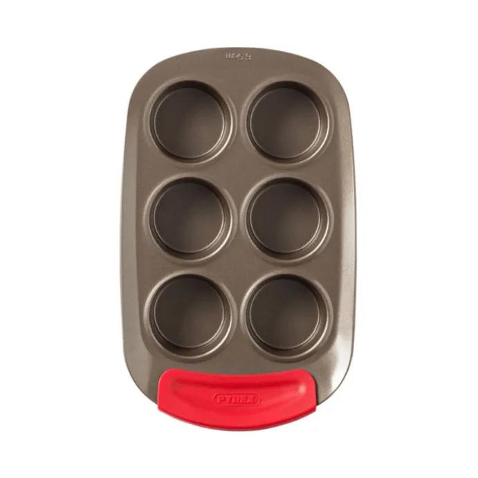 Pyrex Pyrex Asimetria muffinsform Silikone, rektangulær, 6 muffins