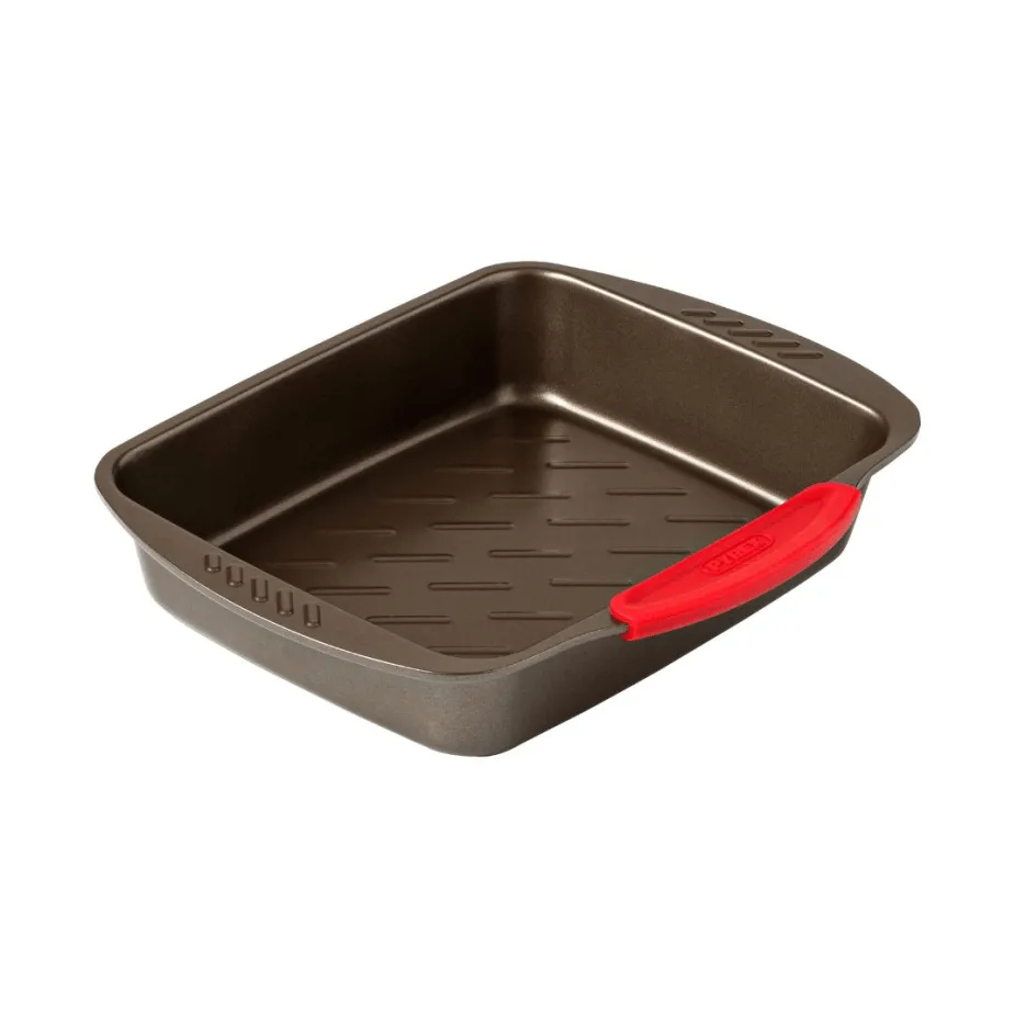 Pyrex Pyrex Asimetria ovnfast fad Silikone, rektangulær, 25 cm