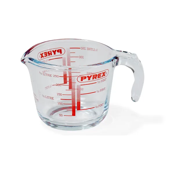 Pyrex Classic måttkanna glas, 0,25 liter