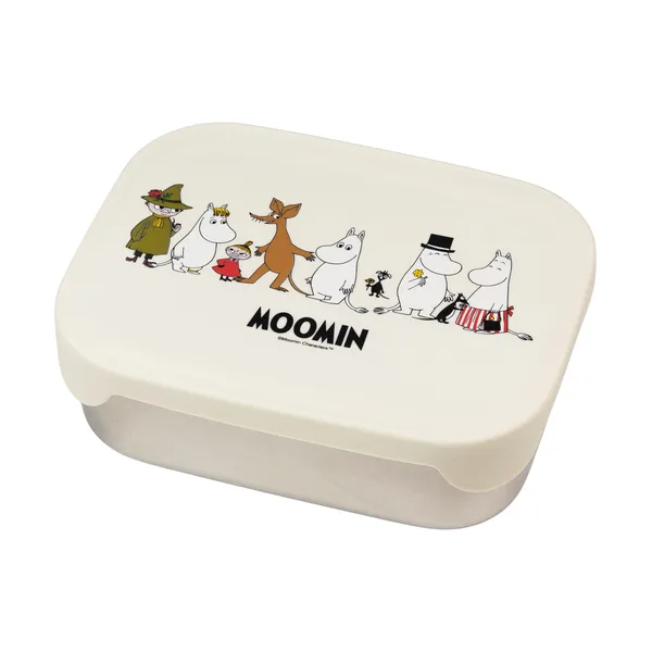 Mumin Familj lunchlåda plåt 13x17 cm