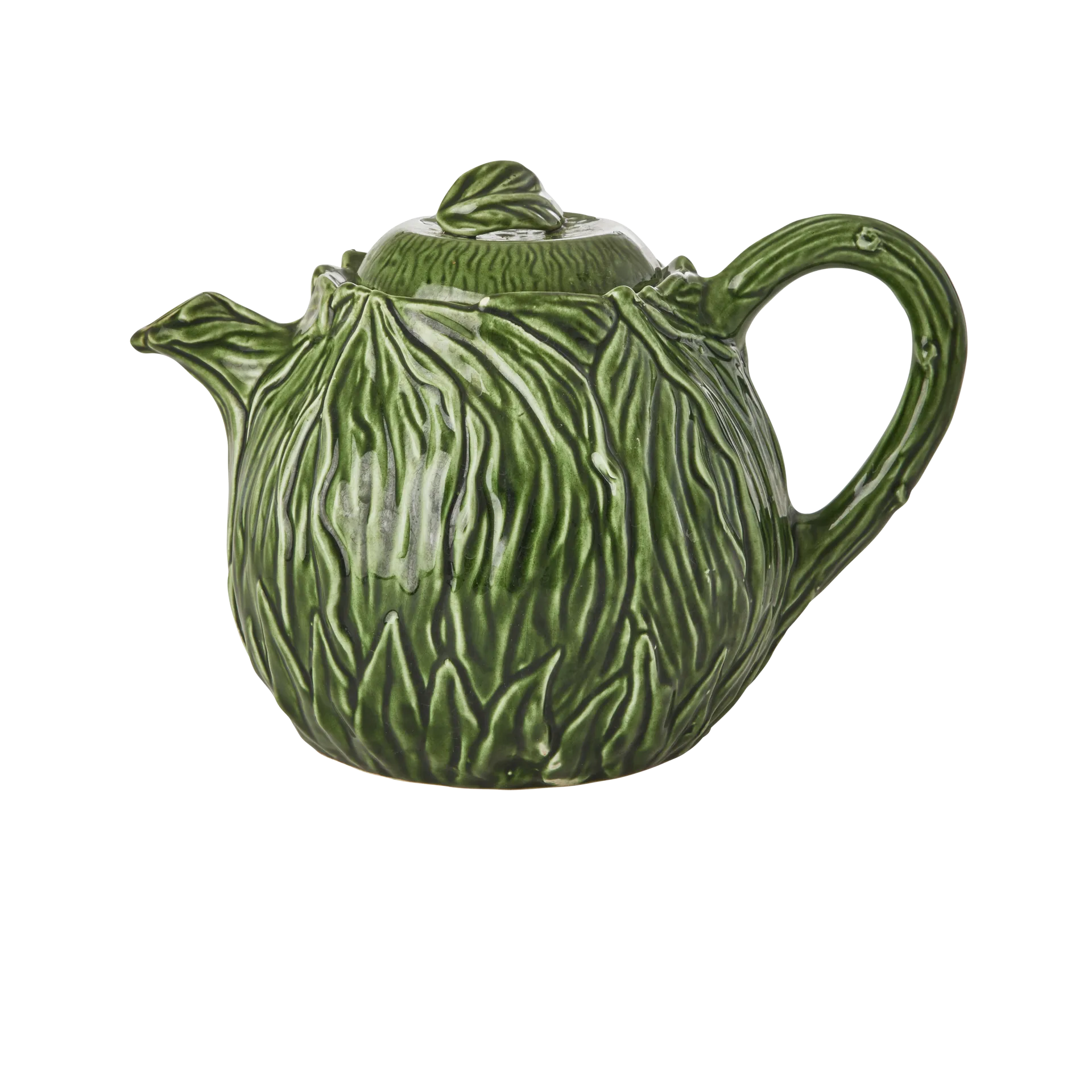 RICE Rice keramik tekande 1,6 L Embossed kale design billede