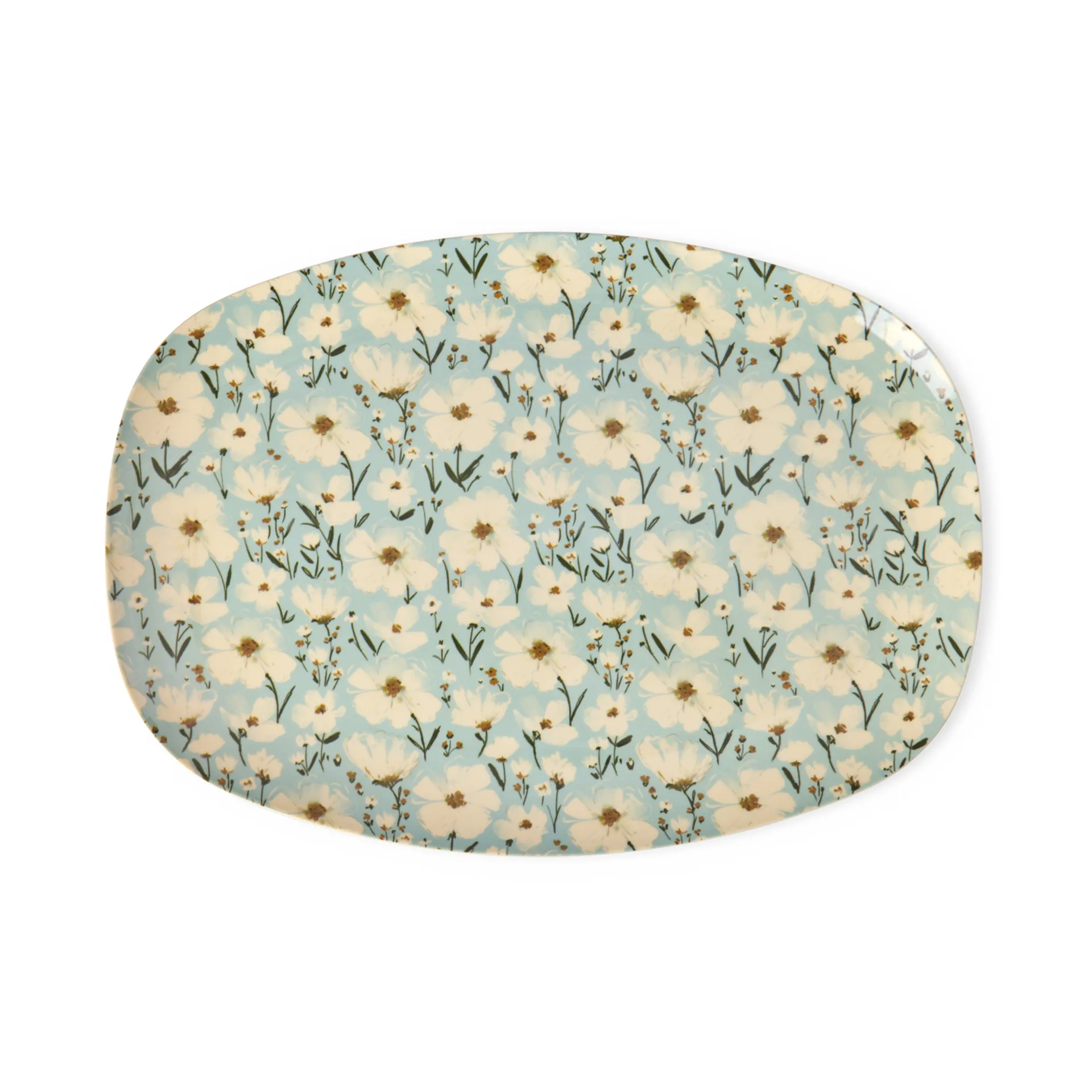 RICE Rice melamintallerken 22 x 30 cm Summer bloom