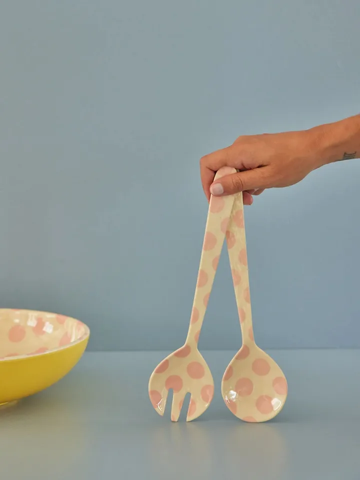 Rice Salatbesteck Melamin 2 Teile