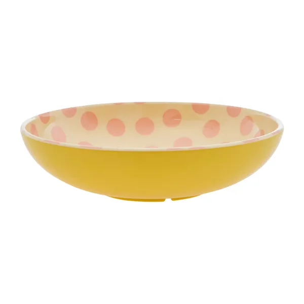 Rice salladsskål melamin Ø29,9 cm, Pink dots