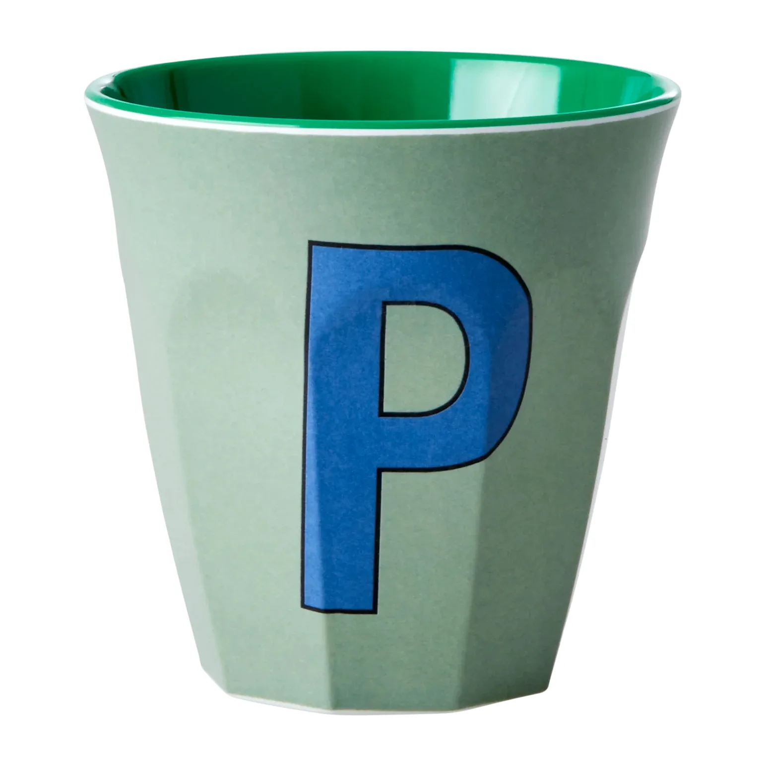 Cl Plus Rice Tasse en mélamine Rice medium lettre P 30 cl de RICE - NordicNest.fr