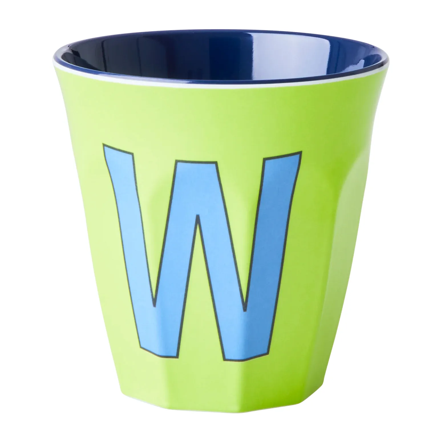 Cl Plus Rice Tasse en mélamine Rice medium lettre W 30 cl de RICE - NordicNest.fr