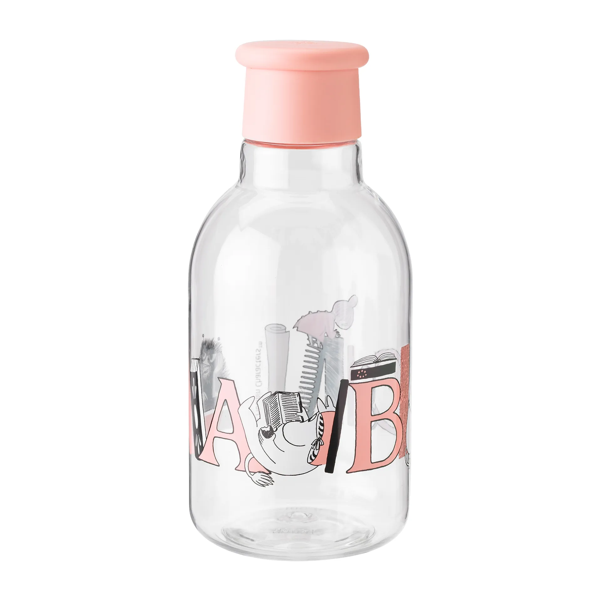 RIG-TIG DRINK-IT Moomin ABC vandflaske 0,5 L Salmon