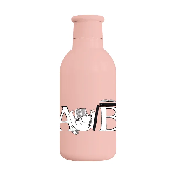 Moomin ABC termosflaska 0.5 l. Moomin salmon
