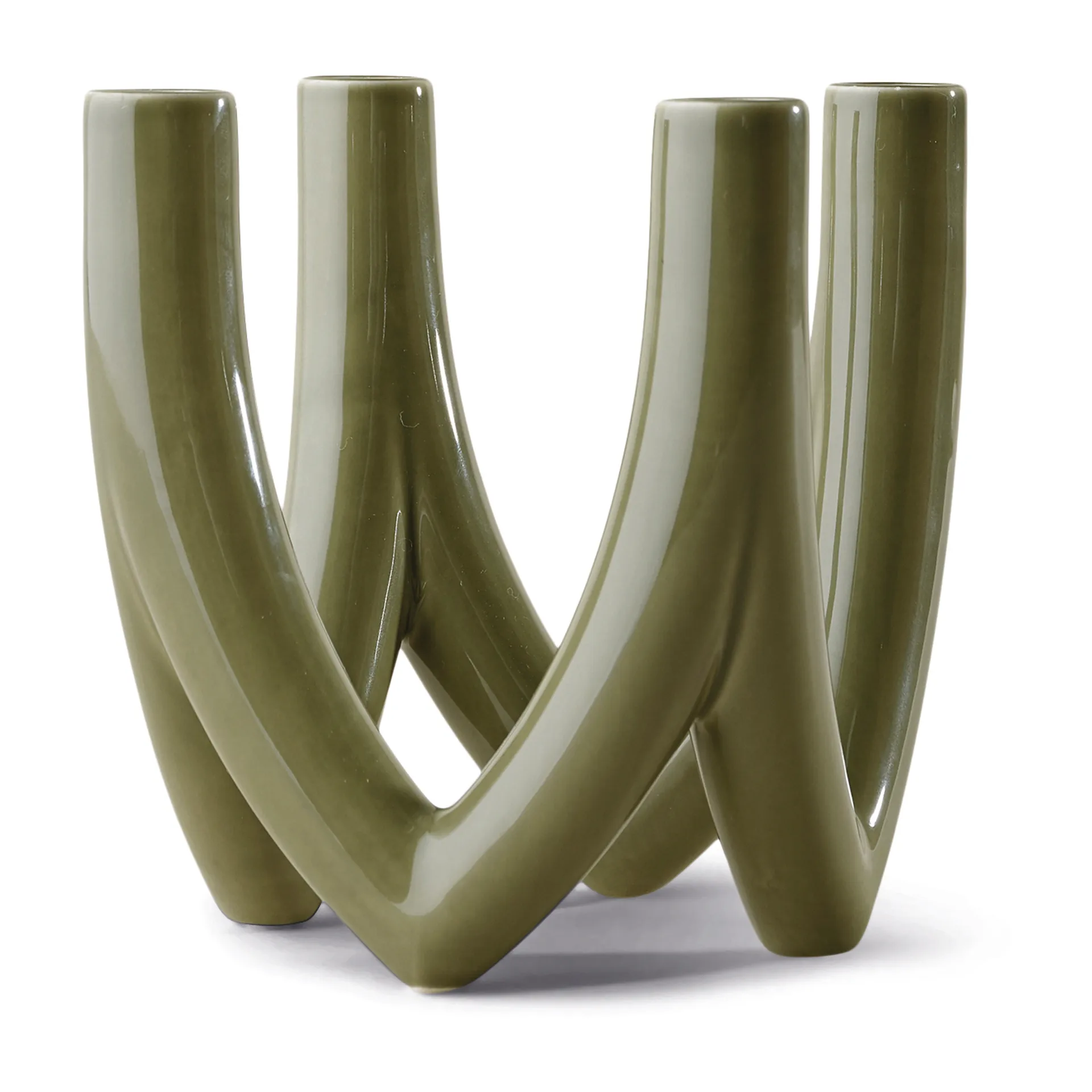 Ro Collection Bougeoir Chandelier no. 56 Olive green