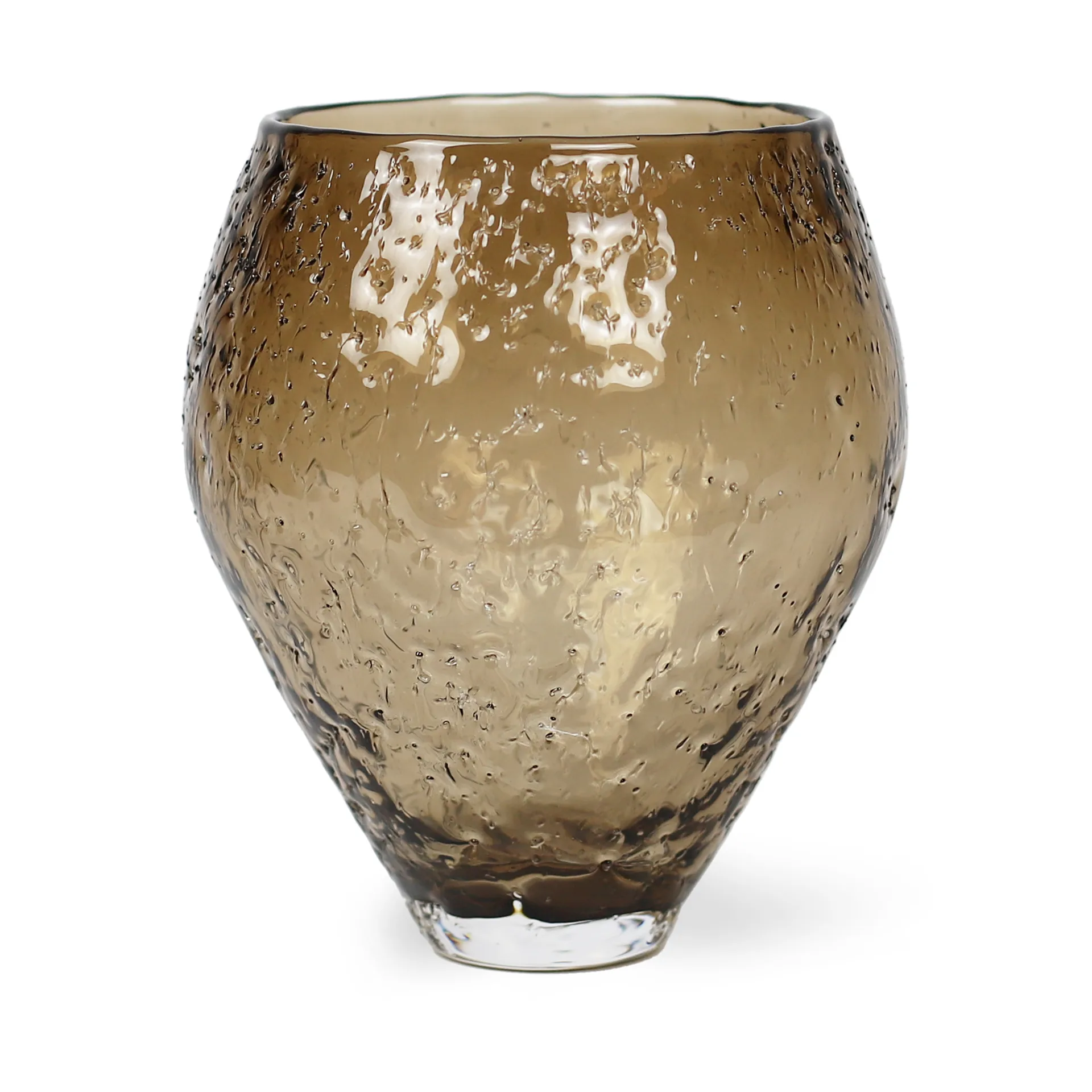 Ro Collection Crushed glasvas medium Sepia brown