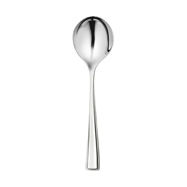 Fairford bright rund soppsked, Rostfritt stål, 18,1 cm