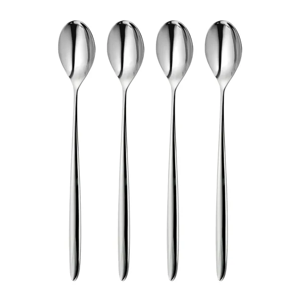 Hidcote Bright lattesked 4-pack, Rostfritt stål