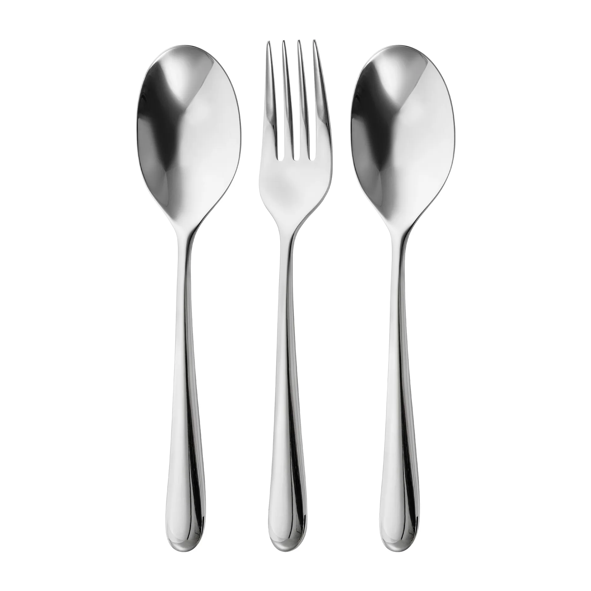 Robert Welch Kingham Bright serveringsbestik 3 dele Rustfrit stål