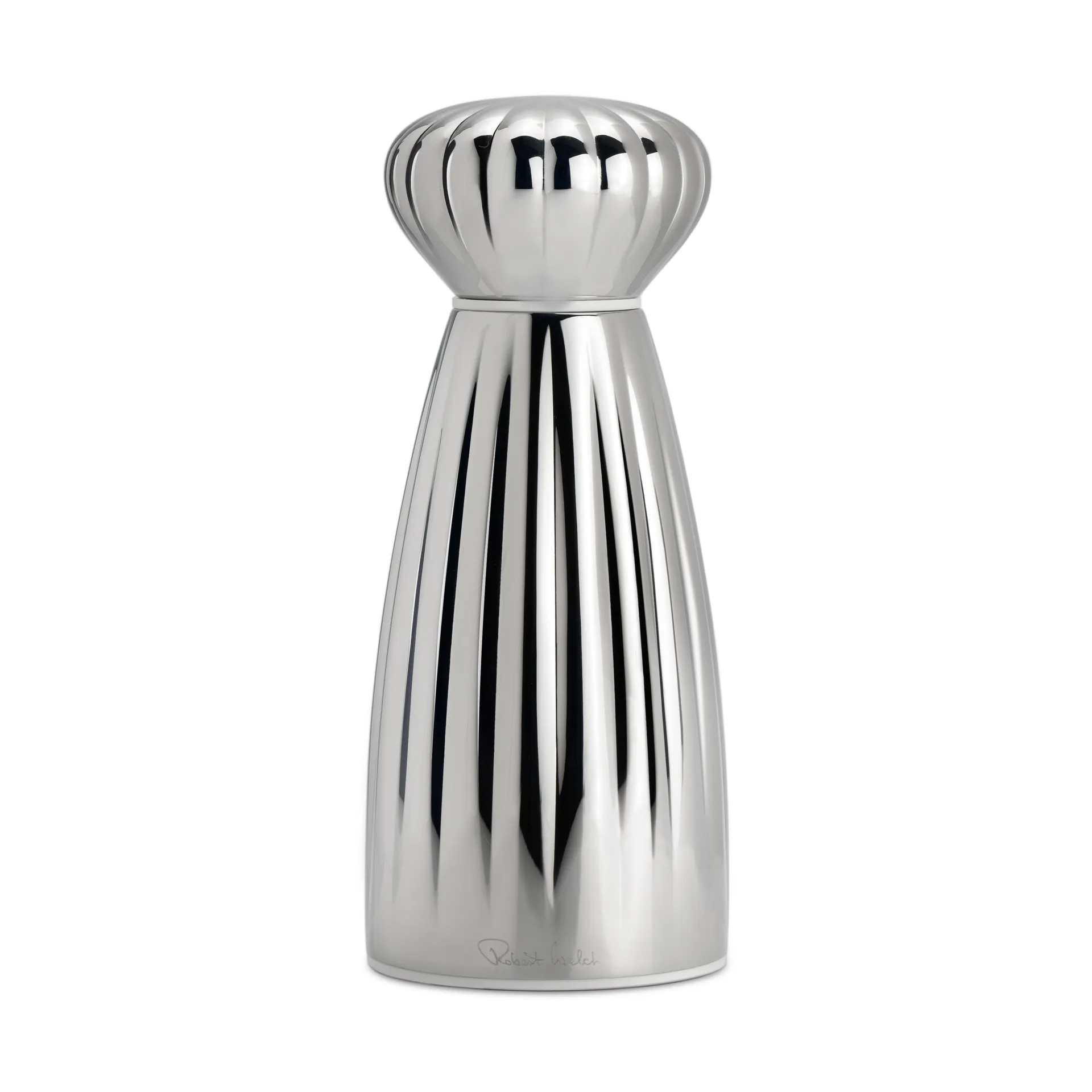 Robert Welch Palm bright saltkværn rustfrit stål 16,8 cm Hvid