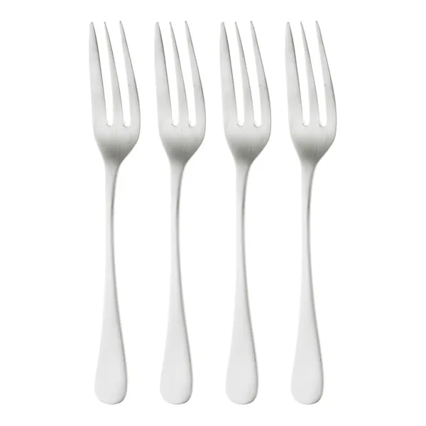 Radford dessertgaffel matt 4-pack, Rostfritt stål