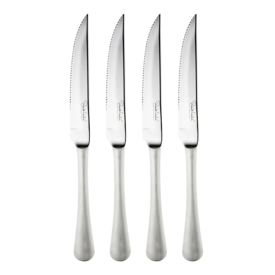 Robert Welch Radford steakkniv – mat – 4 dele Rustfrit stål
