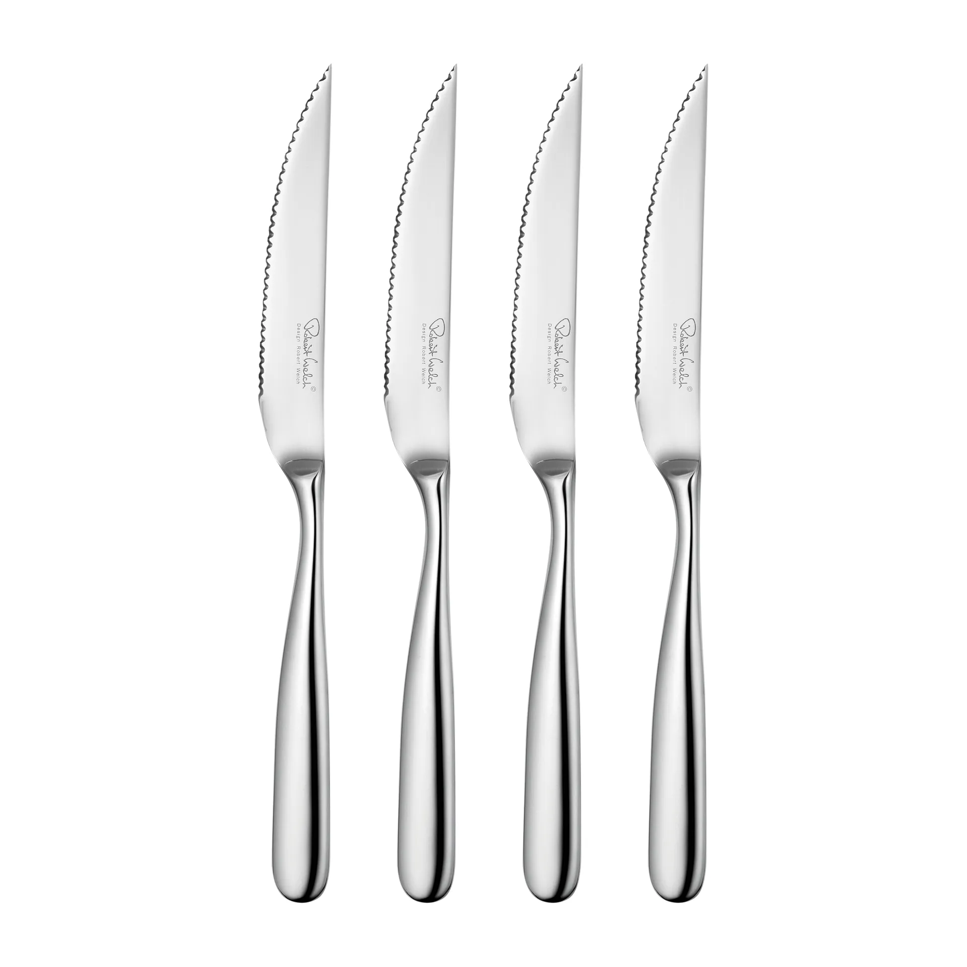 Robert Welch Stanton Bright grillknive 4-pak Rustfrit stål