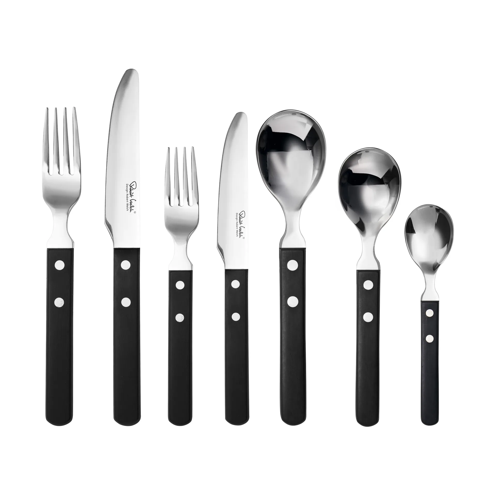 Robert Welch Trattoria bestiksæt 56 dele Sort
