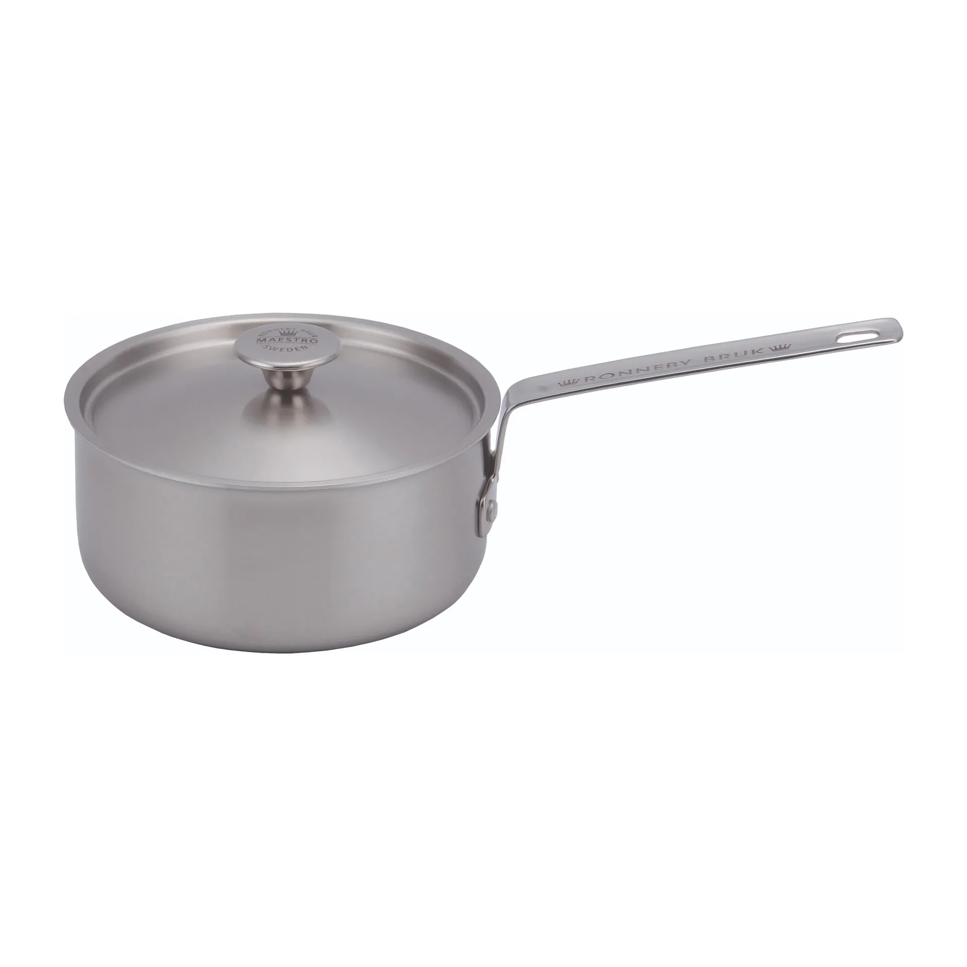 Ronneby Bruk Inox kasserolle rustfri med låg 2,4 L