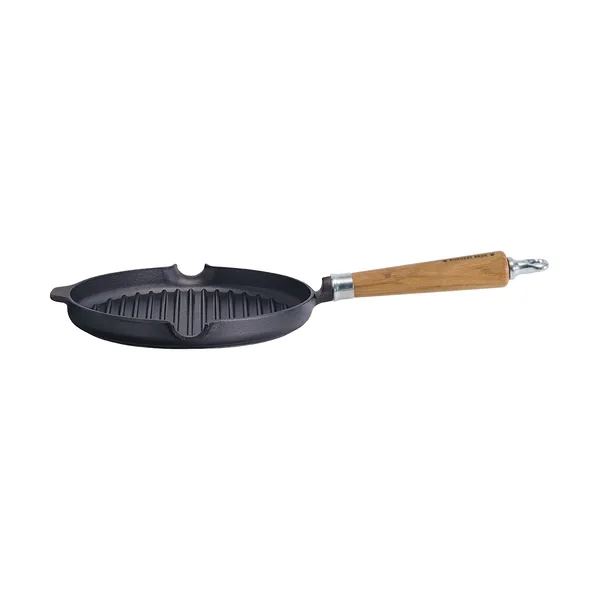 Maestro grillpanna, Ø25 cm med ekhandtag