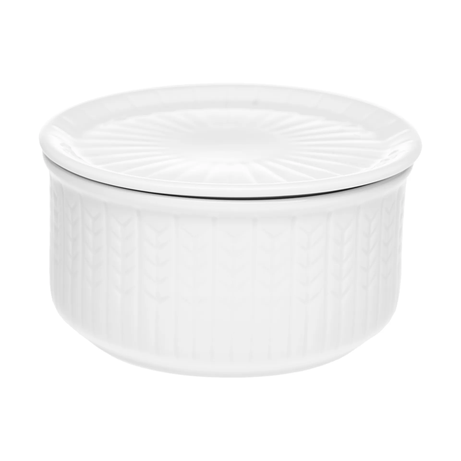 Rörstrand Bocal de rangement bas Swedish Grace S 0,3 L Neige