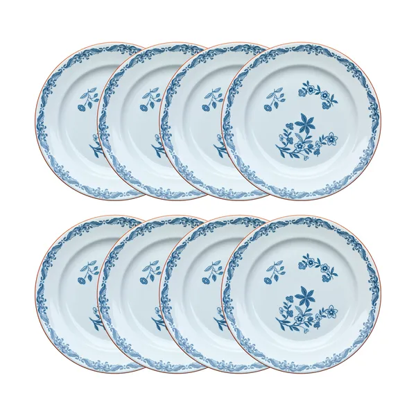 Ostindia assiett Ø18 cm 8-pack –