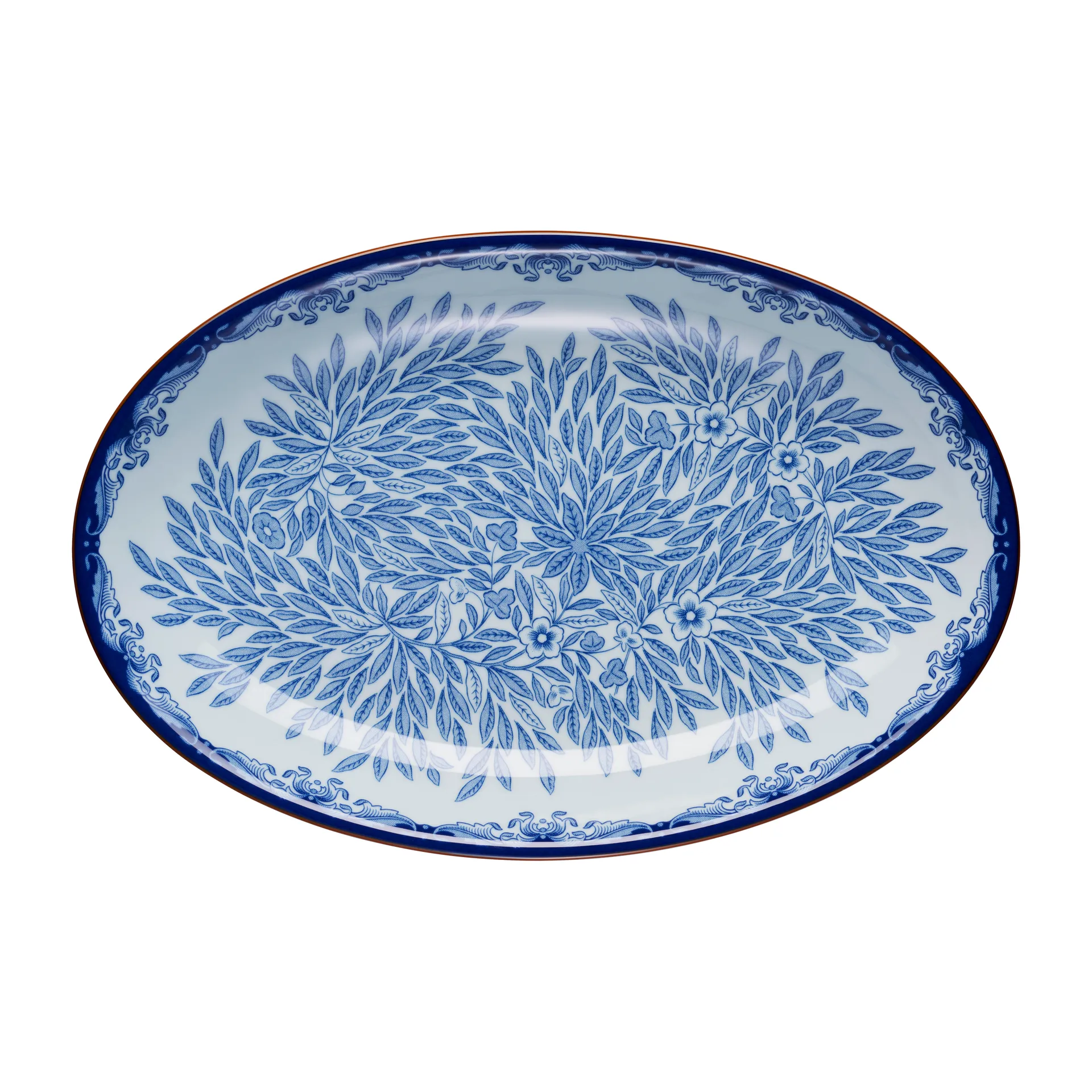 Rörstrand Ostindia Floris ovalt serveringsfad 22x33 cm