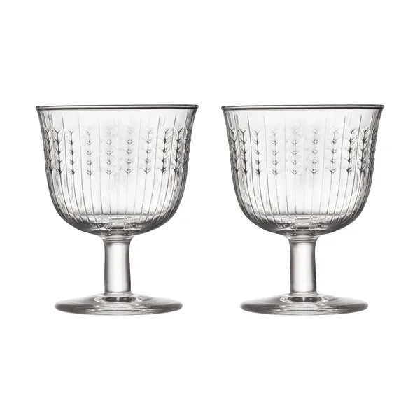 Swedish Grace dricksglas på fot 25 cl 2-pack, Klar
