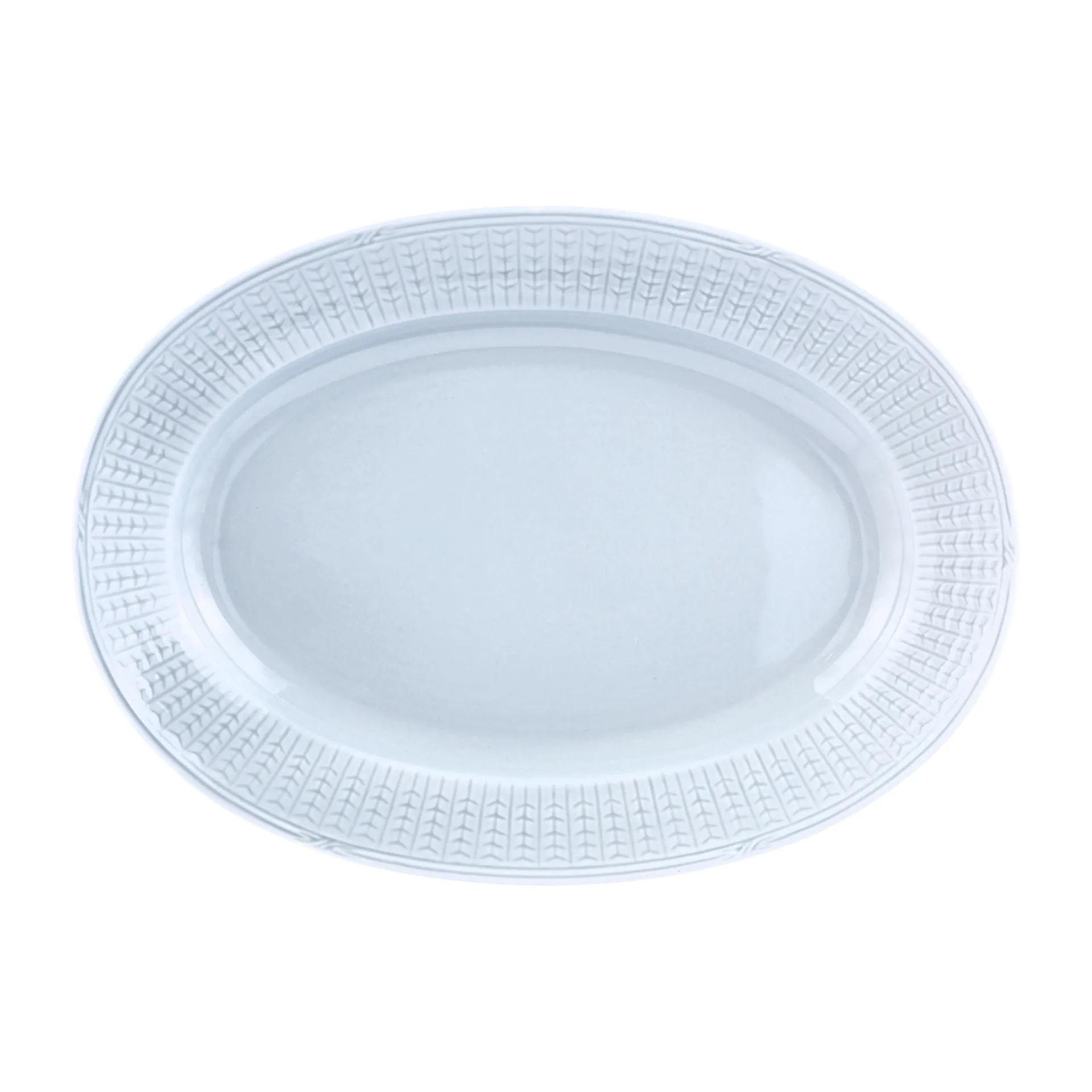 Rörstrand Swedish Grace fad ovalt 32 cm is-blågrå